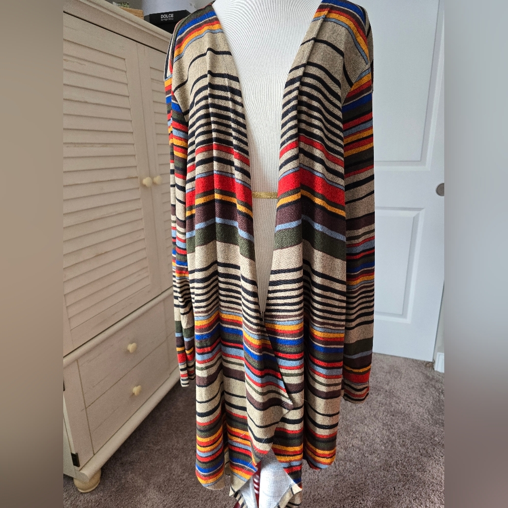 NWT Agnes Orinda striped cardigan 4XL